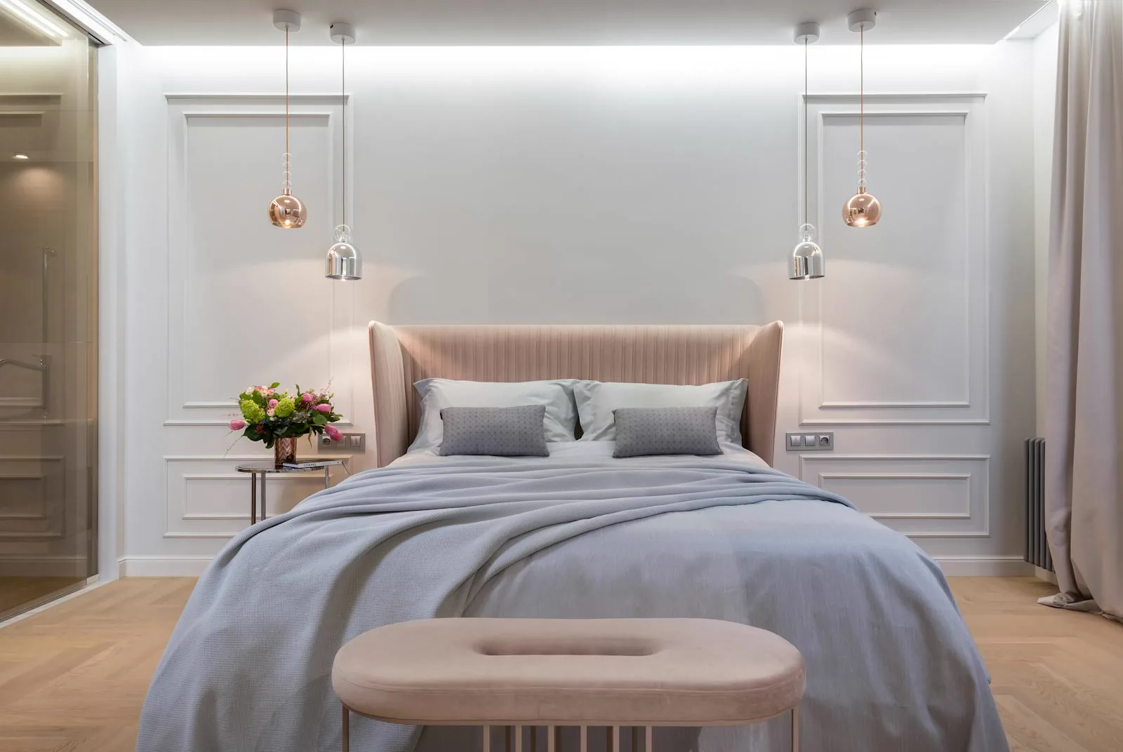 Primary suite with tunable architectural lighting